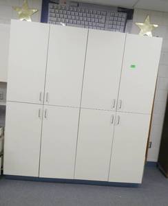lot 320 image: Rm 114B - Two more cabinets, each with 4 doors