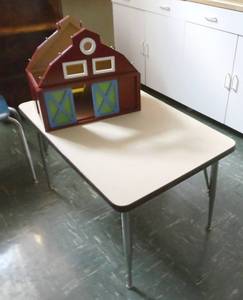 lot 393 image: Rm 101A - table, chair, barn