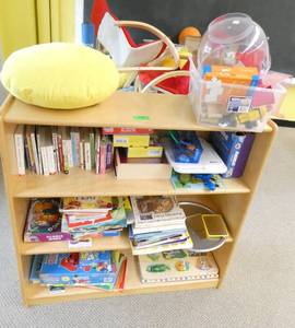 lot 399 image: Rm 101A - bookcase and contents of books etc