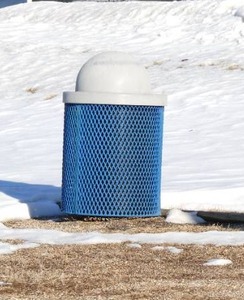 lot 497 image: outside - Two garbage receptacles