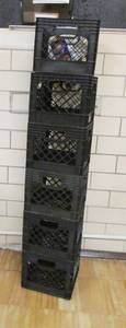 lot 51 image: 6 Milk crates and contents