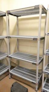 lot 102 image: K - Three Metro Max shelving units approx 24x16 and 30x12