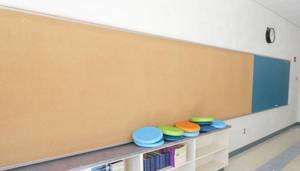 lot 138A image: Rm 212 - large cork board and chalk