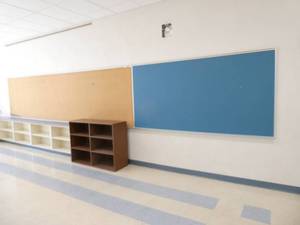 lot 166A image: Rm 216 - TWO large corkchalk board combos