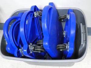 lot 201 image: ECFE - Tote of 5 scooter boards