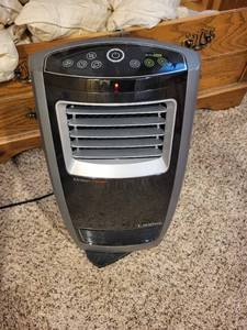 lot 222 image: Lasko Motion Heat Tower Space Heater with Digital Controls