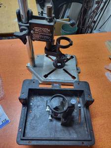 lot 208 image: Dremel Moto-Tool Deluxe Drill Press Stand Model 212 with Additional Mount