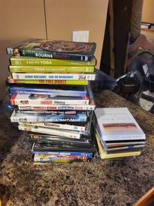 lot 229 image: Group of Assorted DVDs and Music CDs