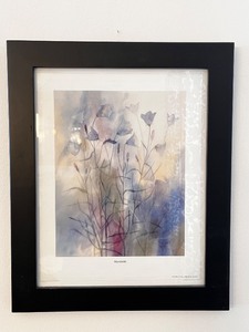 lot 43 image: Framed Art Print Harebells by Nancy Hemstad Seaton 2003