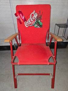 Coke lawn chair NEW with cardboard hat