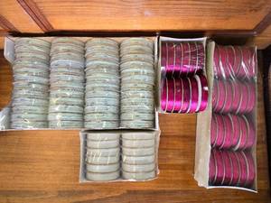 lot 46 image: Random spools of ribbon