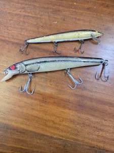lot 55 image: Vintage 2 fishing lures, original Rapla