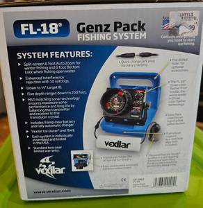 NEW!!! VEXLAR F18 genz pack fishing system