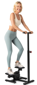 lot 381 image: Steppers for Exercise, Twist Stair Stepper Workout Equipment wHeight-Adjustable Handlebar