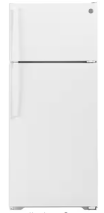 lot 3 image: 17.5 cu. ft. Top Freezer Refrigerator in White
