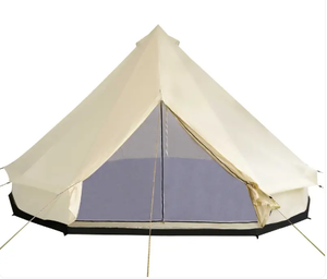 lot 4 image: Outsunny 10-Person Large Waterproof Yurt Camping Tent, Perfect for Family Camping