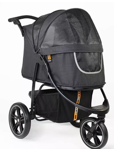 lot 70 image: My Duque Pet 3-Wheel Stroller - For Dog, Cat & Pets Up To 33 lbs