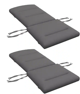 lot 214 image: Outsunny Outdoor Chair Cushions for Adirondack Chair