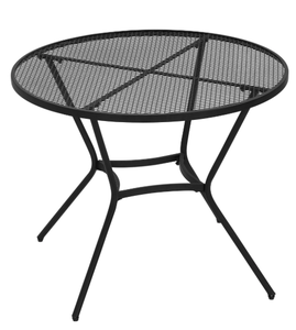 lot 216 image: Outsunny 35 Round Outdoor Patio Bistro Dining Table French Cafe Style