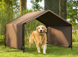 lot 240 image: PawHut Portable Dog Tent Water Resistant for Outdoor Shade Protection