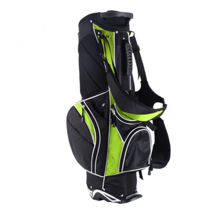 lot 363 image: Golf Stand Cart Bag with 6-Way Divider Carry Pockets-Green