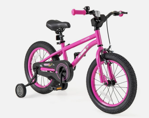 lot 370 image: Costway 6Kids Bicycle Bike Training Wheels Bike Height Adjustable Seat wCoaster Brake