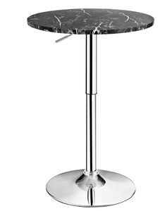 lot 349 image: Costway 360° Swivel Round Pub Table with Height Adjustable