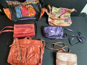 lot 69 image: Collection of Womens Crossbody Handbags Including Coach and Rosetti