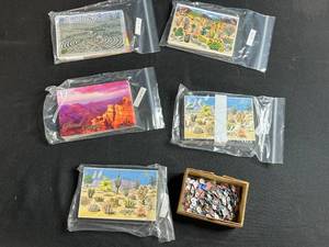 lot 132 image: Collection of Arizona Postcards and Box of American Flag Pins