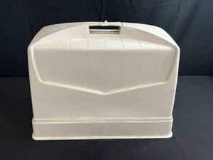 lot 143 image: Portable Necchi Sewing Machine with Case and Accessories untested