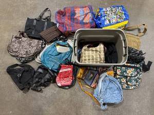 lot 111 image: Collection of Assorted Handbags and Tote Bags Including Michael Kors