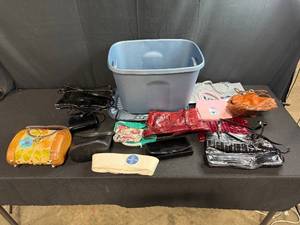 lot 156 image: Assorted Handbags and Purses Collection with Storage Tote