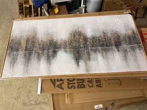 lot 10 image: 58 X 29 Hangable Painting