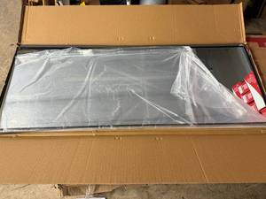 lot 11 image: Full Length Rectangle Mirror - Black