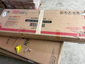 R.W. Flame 60In Electric Fireplace