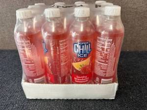 lot 91 image: 12 Pack Of Super Chill Ice Strawberry Lemonade