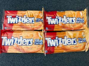 lot 163 image: 4 Packs Of Twizzlers Filled Twists