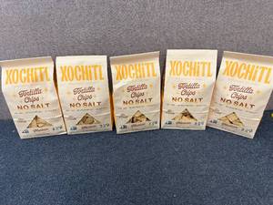 lot 185 image: 5 Bags Of Xochitl No Salt Tortilla Chips