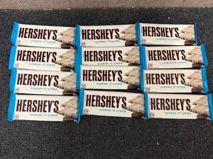 lot 228 image: 12 HersheyS Cookies And Cream Bars