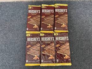 lot 235 image: 6 Xl HersheyS With Almonds