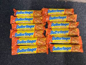 lot 219 image: 12 Salted Caramel Butterfingers Bars