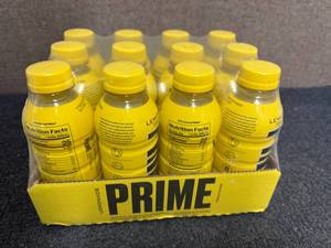 lot 196 image: 12Ct Of Prime Lemonade