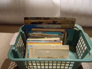 lot 13 image: Basket Full of Postcards