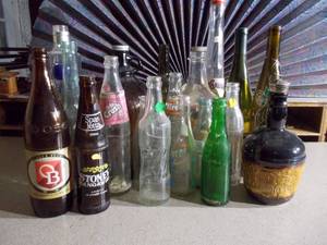 lot 238 image: Combined Assorted Collectable Bottles