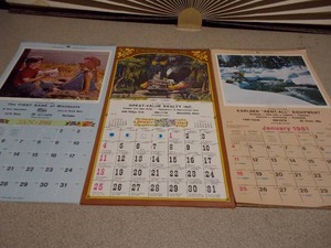 lot 251 image: Collectable Calendars