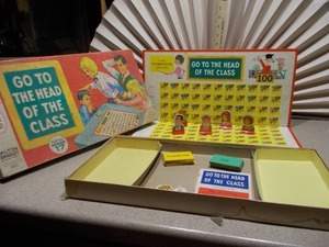 lot 82 image: This is a vintage Milton Bradley Go To The Head Of The Class board game from 1967.
