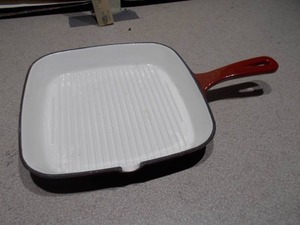 lot 253 image: Field Chef brand cast iron griddle