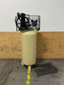 lot 6 image: Reciprocating 60 Gal. 5 HP Electric 230-Volt with Single Phase Air Compressor (sold as is)