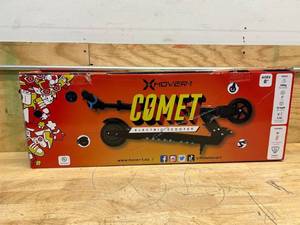 lot 98 image: Hover-1 Comet Electric Scooter for Children, LED Headlight, 10 mph Max Speed, Blue, UL Certified (untested)