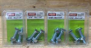 lot 113 image: Uriah Battery Bolt 516  - 18x1-14  lot of 4